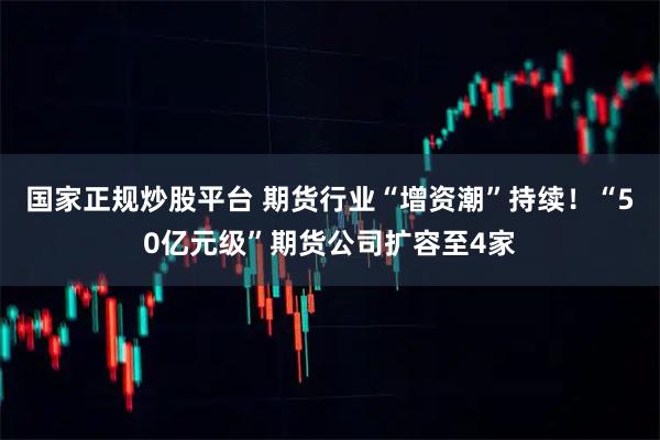 国家正规炒股平台 期货行业“增资潮”持续！“50亿元级”期货公司扩容至4家
